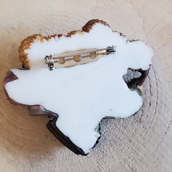 Boyds Bears Bearwear Brooch - Alexandra and Belle Telephone Tied 1999 - Picture 2 of 5